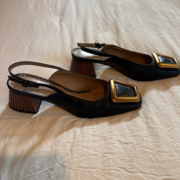 Sam Edelman sling back low heel shoes - Picture 2 of 4